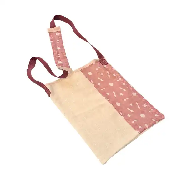 ساک دستی مدل تکه دوزی طرح حریر و کنف کد 16