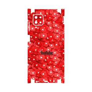 MAHOOT Youtube-FullSkin Cover Sticker for Samsung Galaxy A12 Nacho