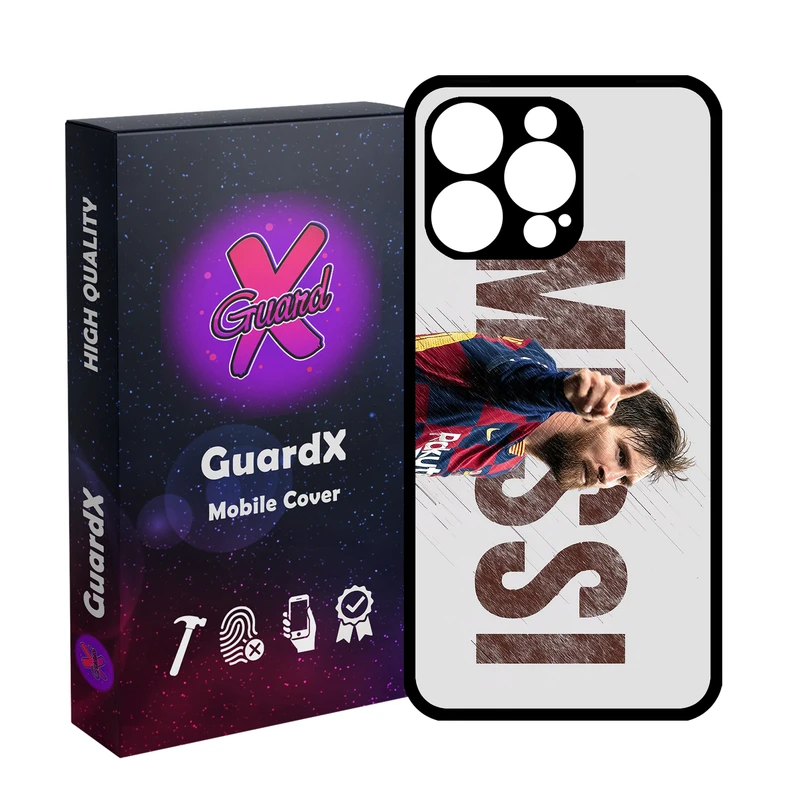 کاور گارد ایکس طرح Lionel Messi مدل 10957 مناسب برای گوشی موبایل اپل iPhone 15 Pro Max
