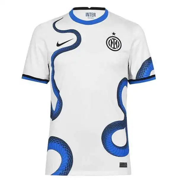 تی شرت آستین کوتاه ورزشی مردانه مدل لباس دوم اینترمیلان 2022