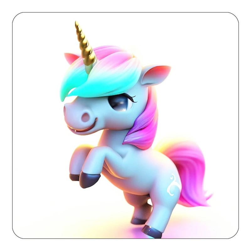 مگنت کاکتی طرح اسب تک شاخ و یونیکورن مدل mp32828