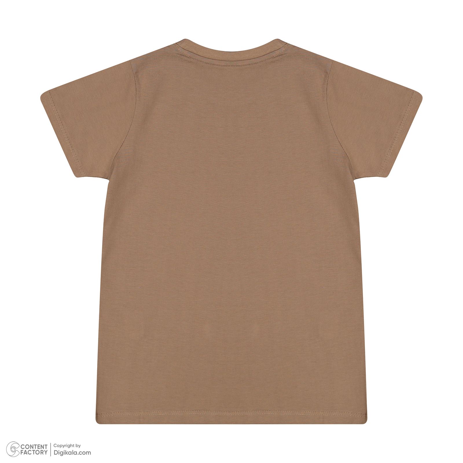 تی شرت آستین کوتاه پسرانه سون پون مدل 13911086 رنگ قهوه ای -  - 3