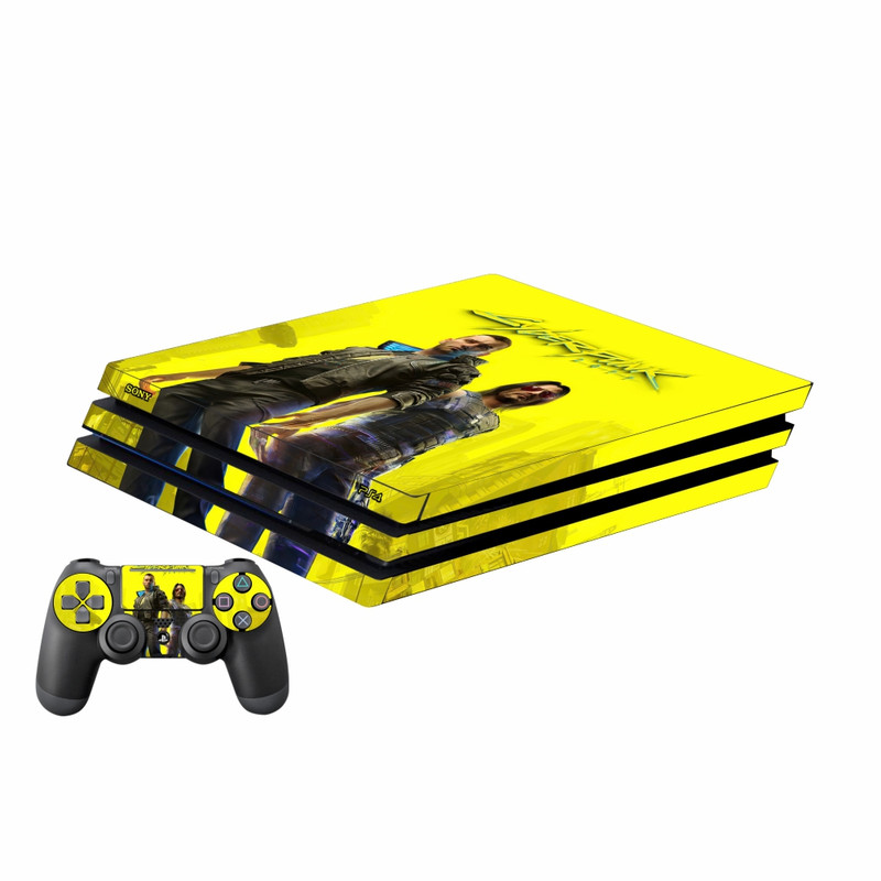 برچسب پلی استیشن ۴ پلی اینفینی مدل Cyberpunk 2077