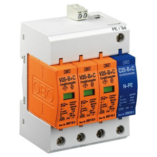 محافظ ولتاژ ابو مدل V25-B+C3+NPE+FS-280