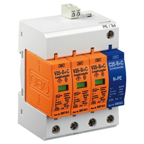 محافظ ولتاژ ابو مدل V25-B+C3+NPE+FS-280