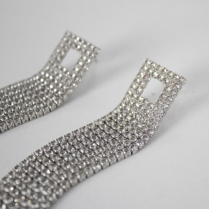 گوشواره زنانه مدل الماس کد 006