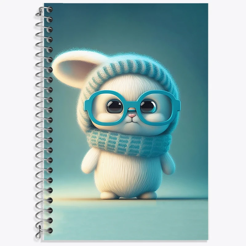 دفتر نت موسیقی 50 برگ خندالو طرح خرگوش کیوت کد F5676