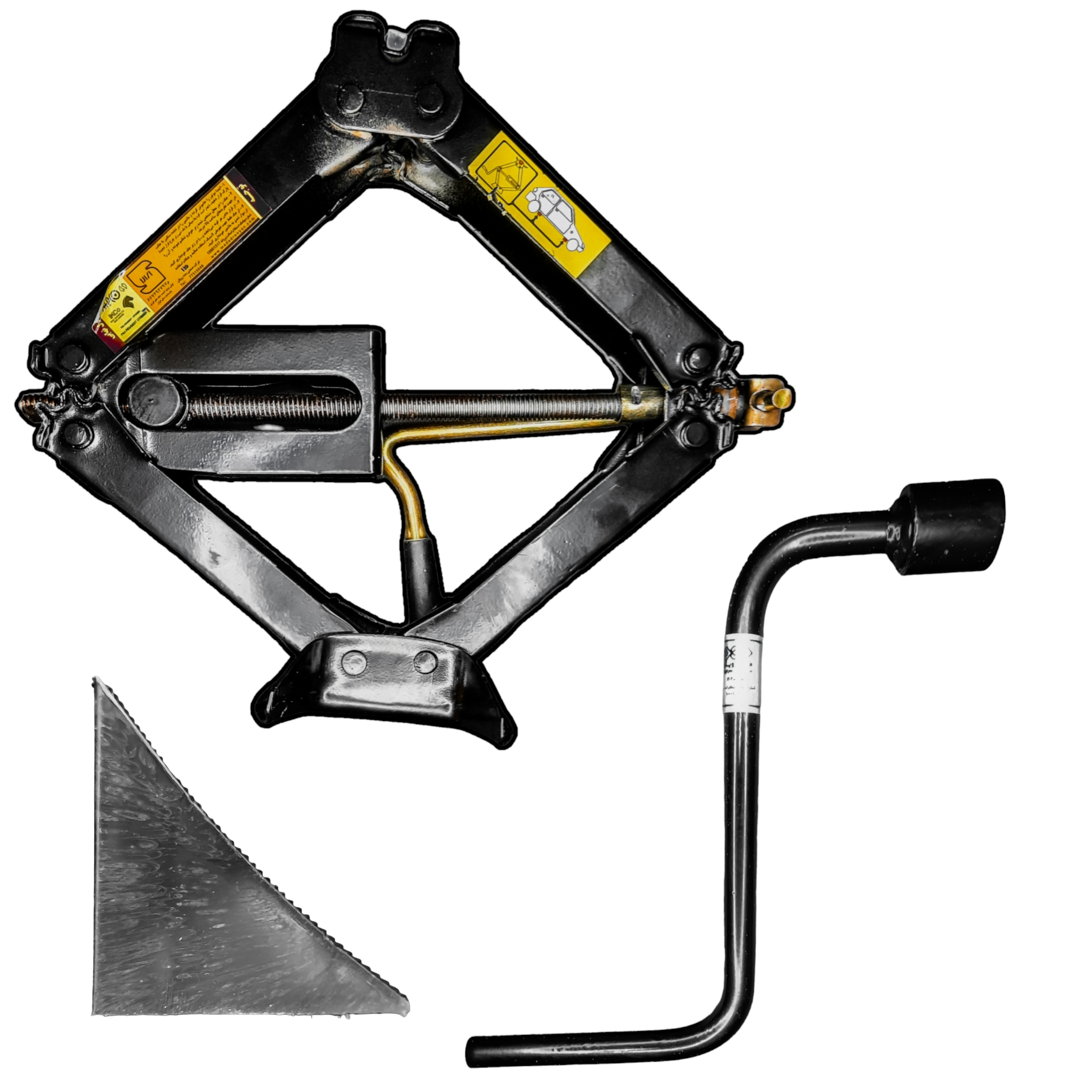 جک خودرو شرکت صنعتی مددرویان مدل 00161 ظرفیت 900 کیلوگرم