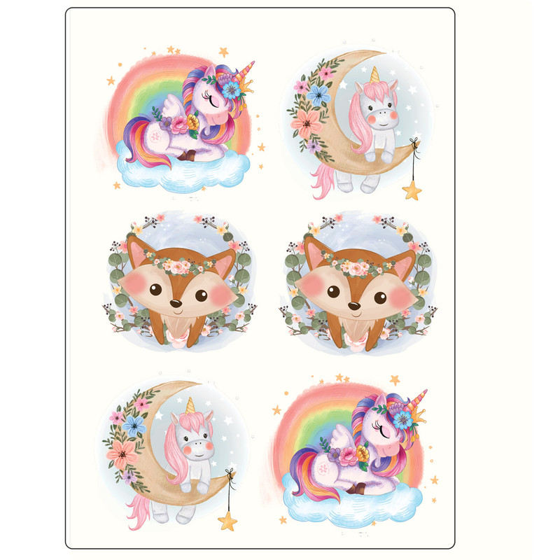 تتو موقت مدل Unicorn کد 04