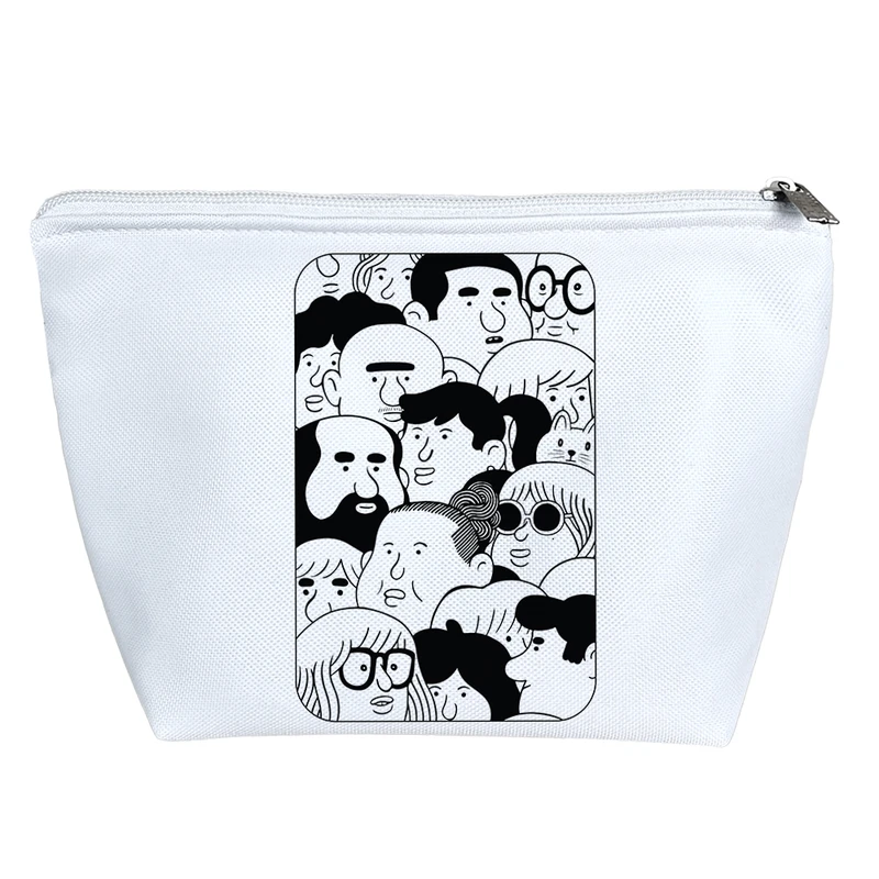 کیف لوازم آرایش دخترانه خندالو مدل مردم کد 7465