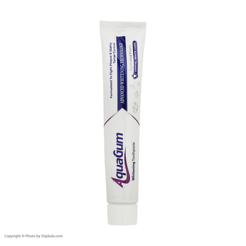 خمیر دندان آکوا گام مدل Whitening حجم 100 میلی لیتر