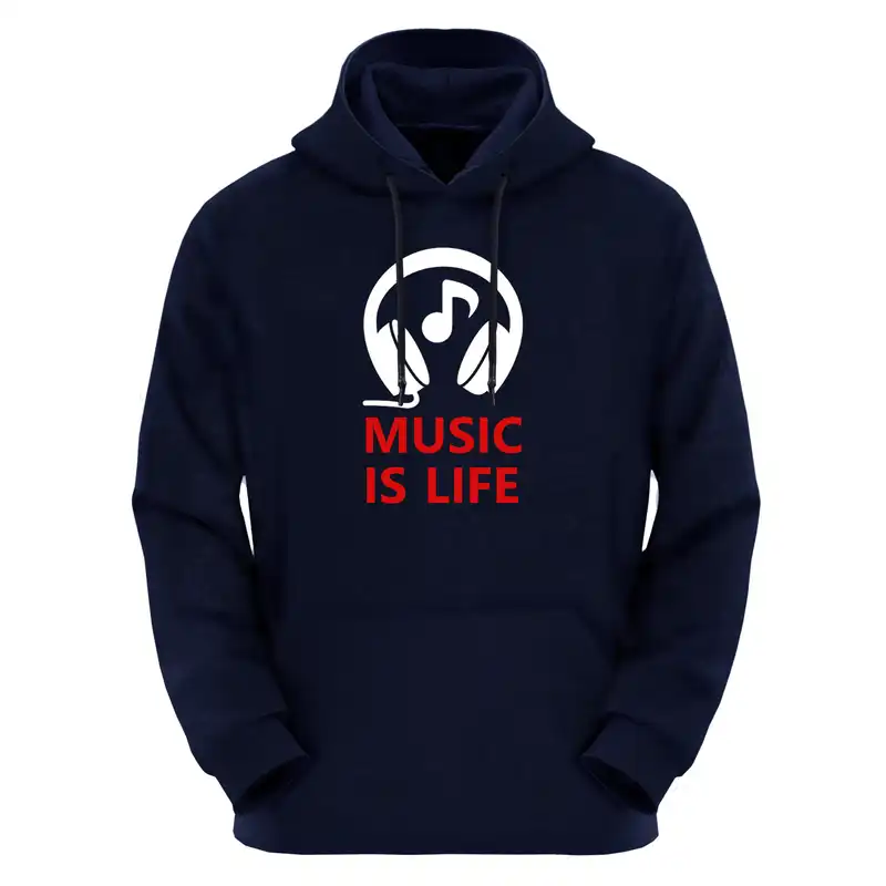 هودی زنانه مدل MUSIK کد D06 رنگ سرمه ای