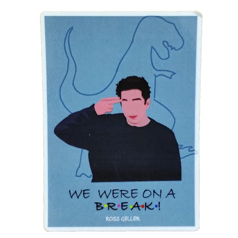 استیکر لپ تاپ مدل راس فرندز کد 053