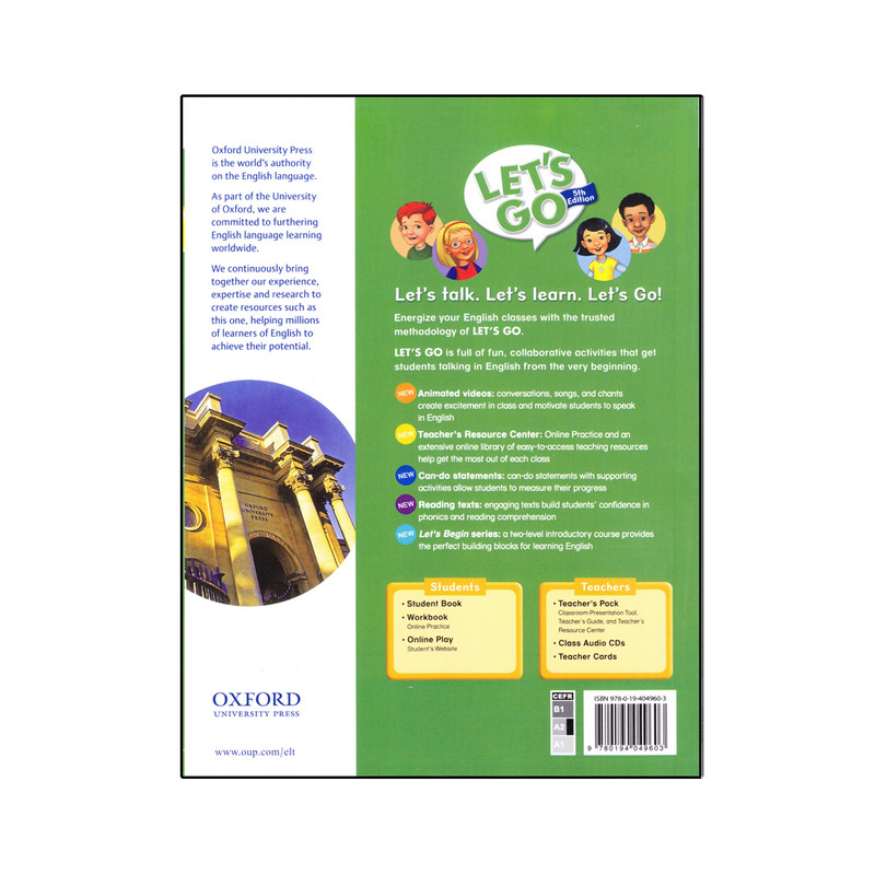 کتاب Lets Go 4 Fifth Edition اثر جمعی از نویسندگان انتشارات الوندپویان کتاب Lets Go 4 Fifth Edition اثر جمعی از نویسندگان انتشارات الوندپویان