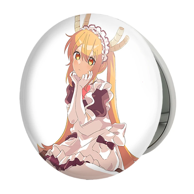 آینه جیبی خندالو طرح توهرو انیمه اژدهای خدمتکار کوبایاشی مدل تاشو کد 36326