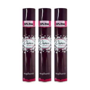 اسپری خوشبوکننده هوا دریکس مدل euphoria حجم 400 میلی لیتر مجموعه ۳ عددی