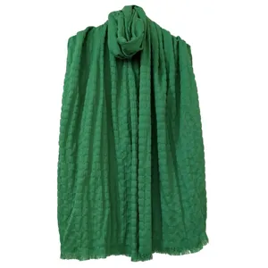 شال زنانه مدل پلیسه پفکی ساده p2