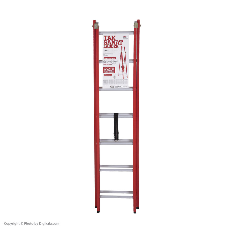 نردبان 14 پله آلوم پارس پله مدل تک صنعت 35