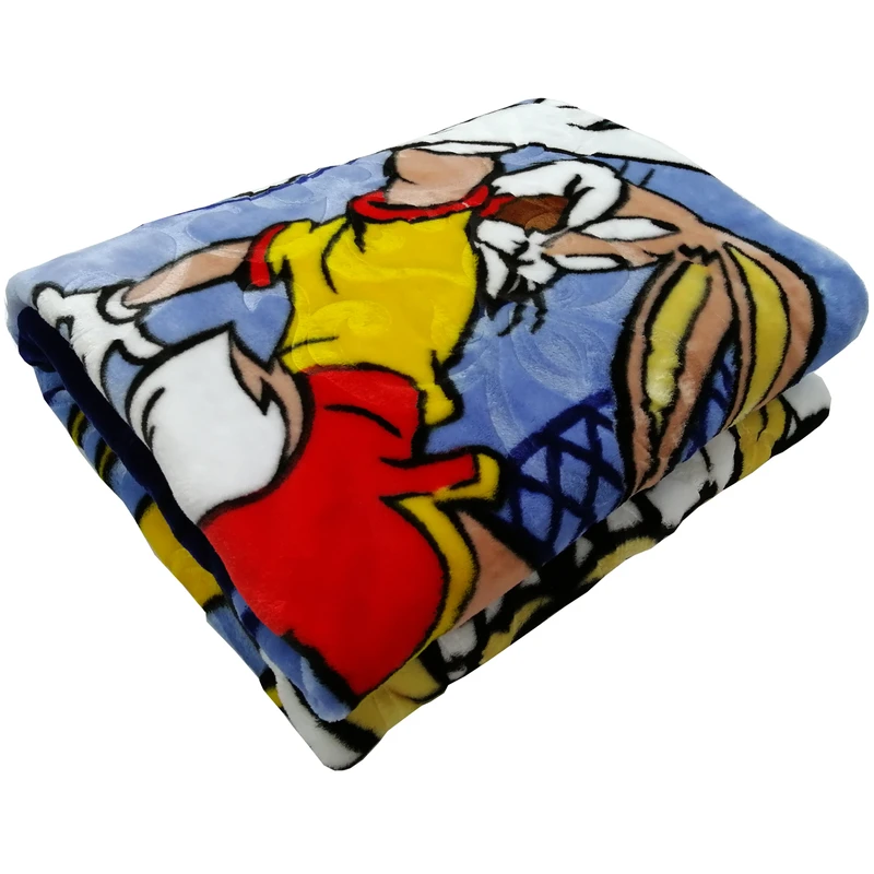 پتو نرمینه بافت طرح بانی خرگوشه کد 25-56 سایز 220×160 سانتی متر