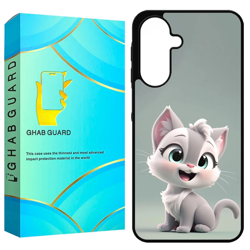 کاور قاب گارد طرح گربه مدل GA26 مناسب برای گوشی موبایل سامسونگ Galaxy A26 5G / A17 5G