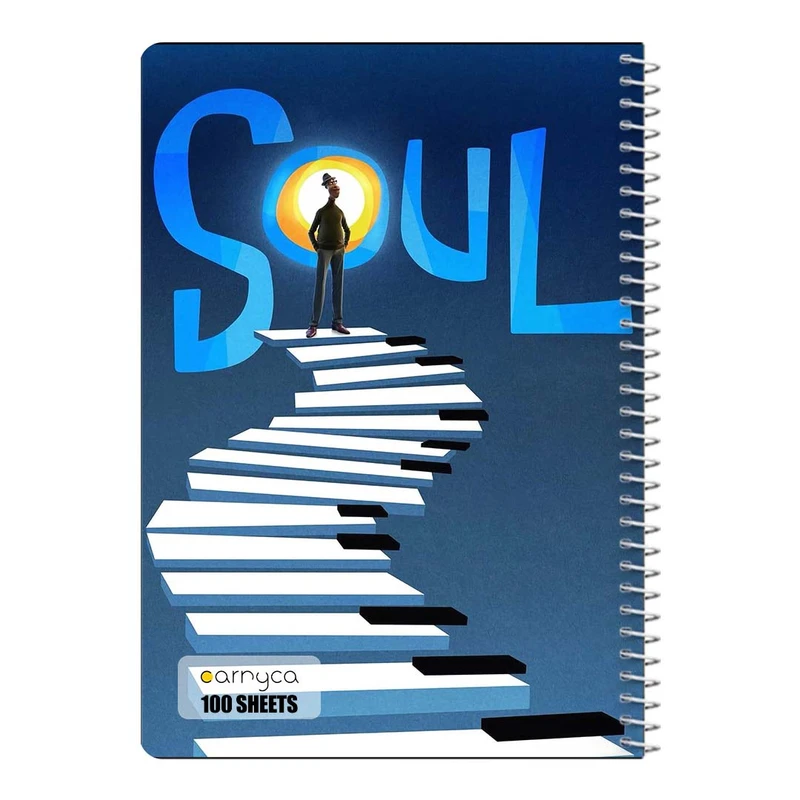 دفتر مشق 100 برگ سیمی کارنیکا طرح روح Soul کد 19064