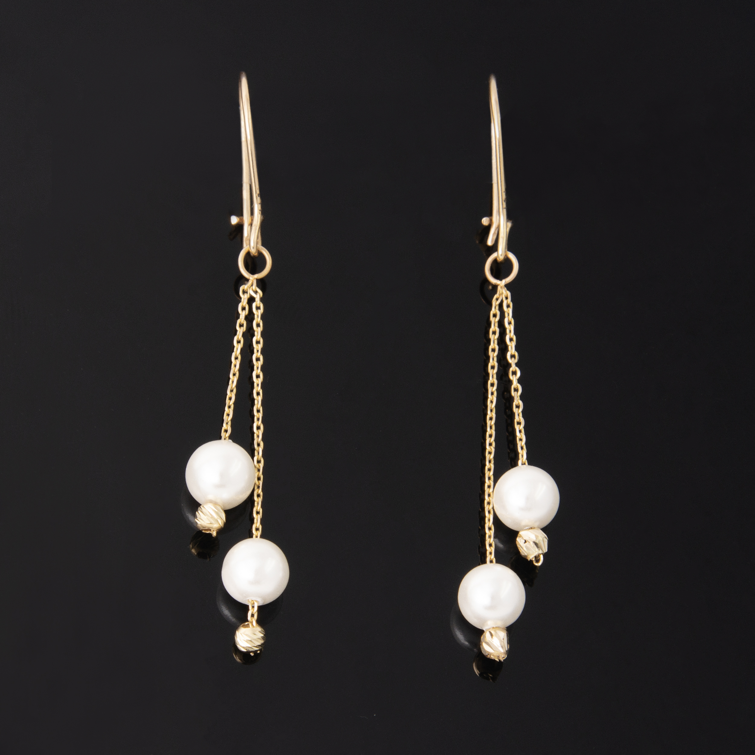 گوشواره طلا 18 عیار زنانه مدل 670118