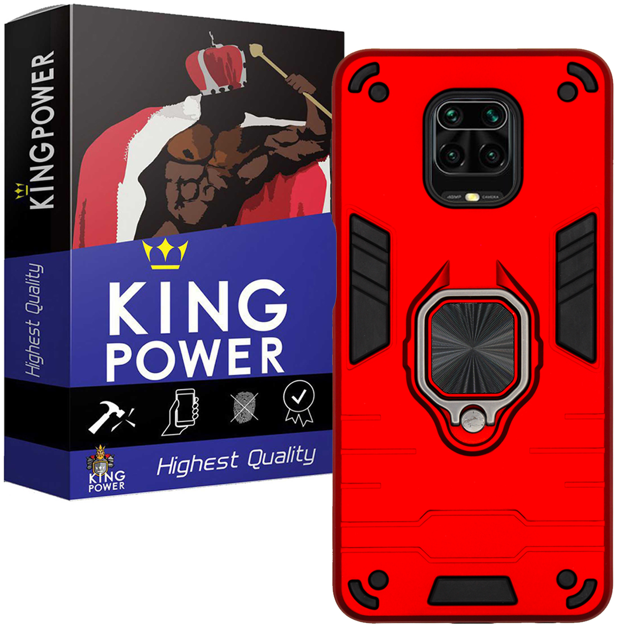کاور کینگ پاور مدل ASH22 مناسب برای گوشی موبایل شیائومی Redmi Note 9S / Note 9 Pro / Note 9 Pro Max