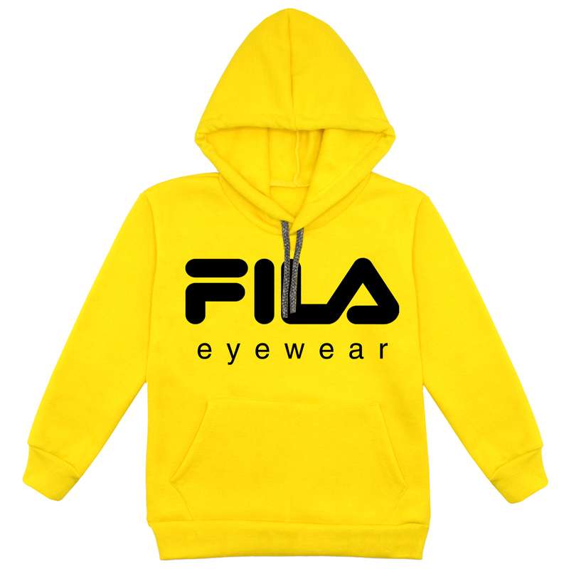 هودی پسرانه مدل F17 رنگ زرد