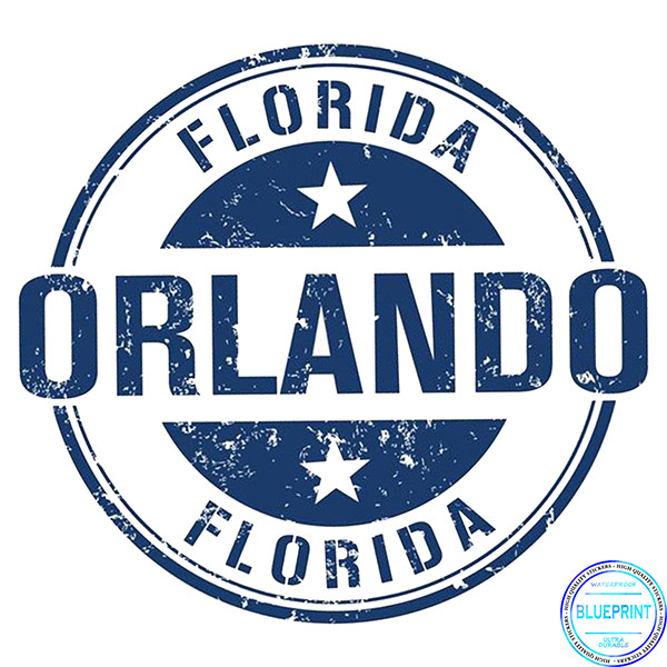 استیکر لپ تاپ بلوپرینت طرح اورلاندو مدل ORLANDO کد BLP1001