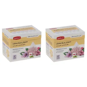 دمنوش ویژه زعفران مصطفوی - 2بسته 12 عددی