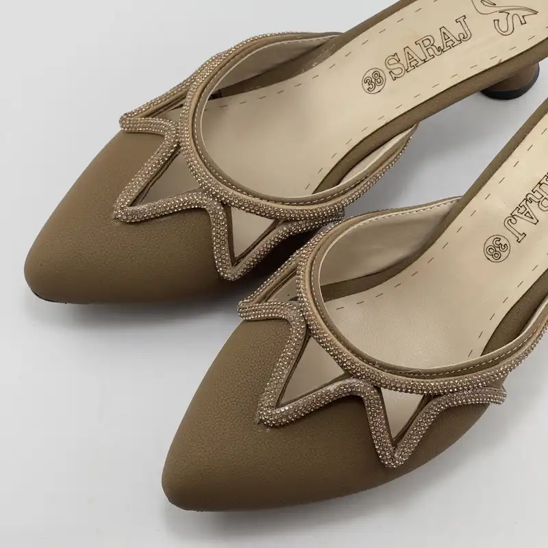 صندل زنانه مدل نگینی