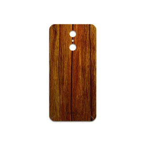 MAHOOT Orange-Wood Cover Sticker for LG Q7