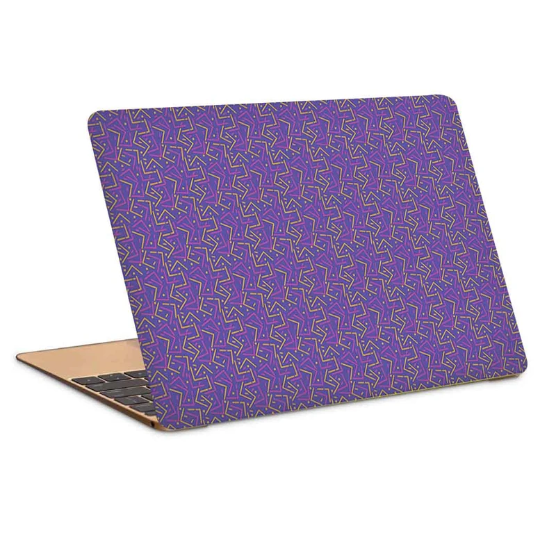 استیکر لپ تاپ طرح pruple  vivid colours rounded linesکد c-766مناسب برای لپ تاپ 15.6 اینچ