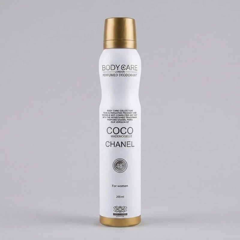 اسپری خوشبو کننده بدن زنانه بادی کر مدل Coco Chanel حجم 200 میلی لیتر