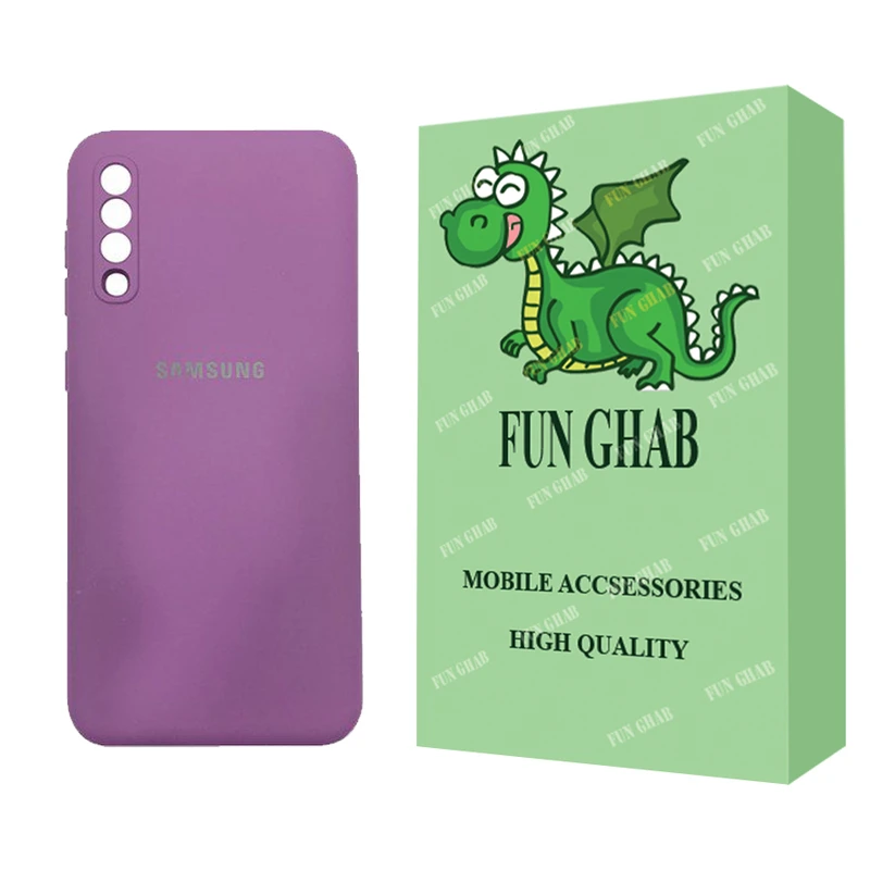 کاور فان قاب مدل سیلیکونی مناسب برای گوشی موبایل سامسونگ Galaxy A50