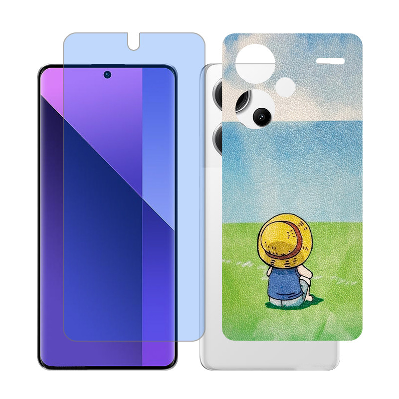 محافظ صفحه نمایش مات آنتی بلو گلس مدل Together مناسب برای گوشی موبایل شیائومی Redmi Note 13 Pro Plus به همراه برچسب پوششی
