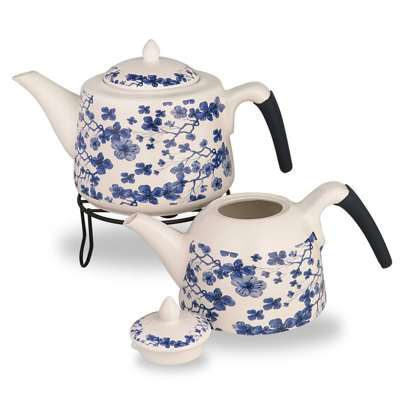 ست کتری و قوری ریور مدل آسمان با گنجایش کتری 2.5 لیتر گنجایش 0.8 لیتر