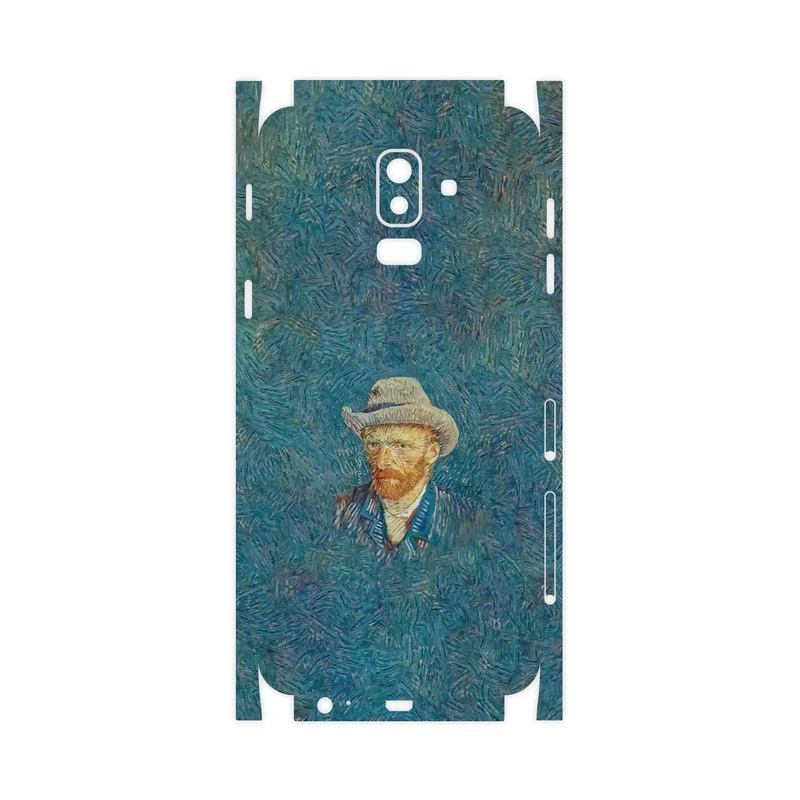 برچسب پوششی ماهوت مدل Self portrait with a gray felt hat-FullSkin مناسب برای گوشی موبایل سامسونگ Galaxy J8