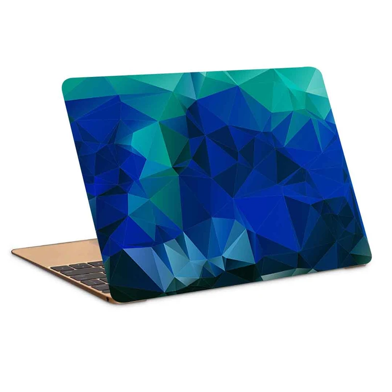 استیکر لپ تاپ طرح texture surface stains blueکد P-1000مناسب برای لپ تاپ 15.6 اینچ