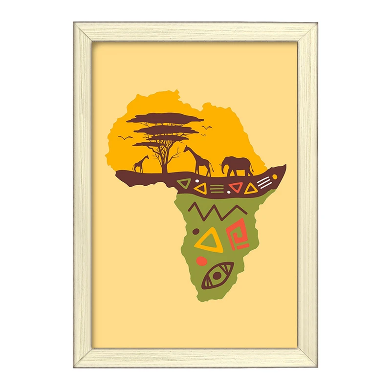 تابلو خندالو طرح آفریقا Africa کد 29825