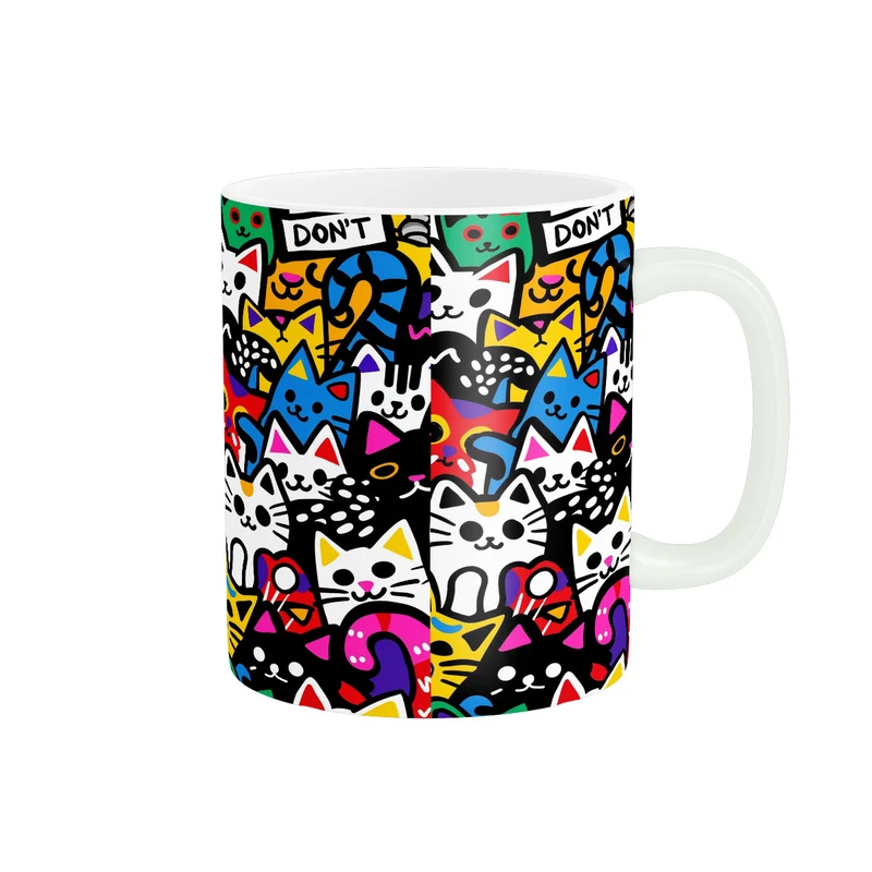 ماگ زیگورات مدل گربه های فانتزی کد 3637