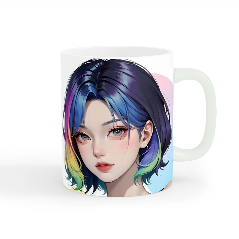 ماگ طرح دخترانه دختر کیوت کد wall-8229