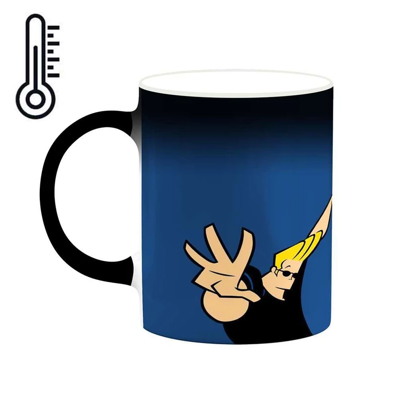 ماگ حرارتی کاکتی مدل کارتون Johnny Bravo کد mgh22688