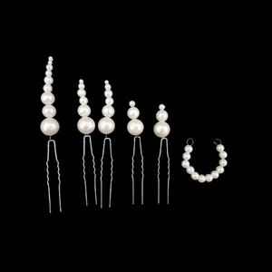 سنجاق مو زنانه مدل دم اسبی بسته 5 عددی