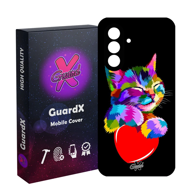 کاور گارد ایکس طرح گربه مدل 10269 مناسب برای گوشی موبایل سامسونگ Galaxy A17 4G / A17 5G