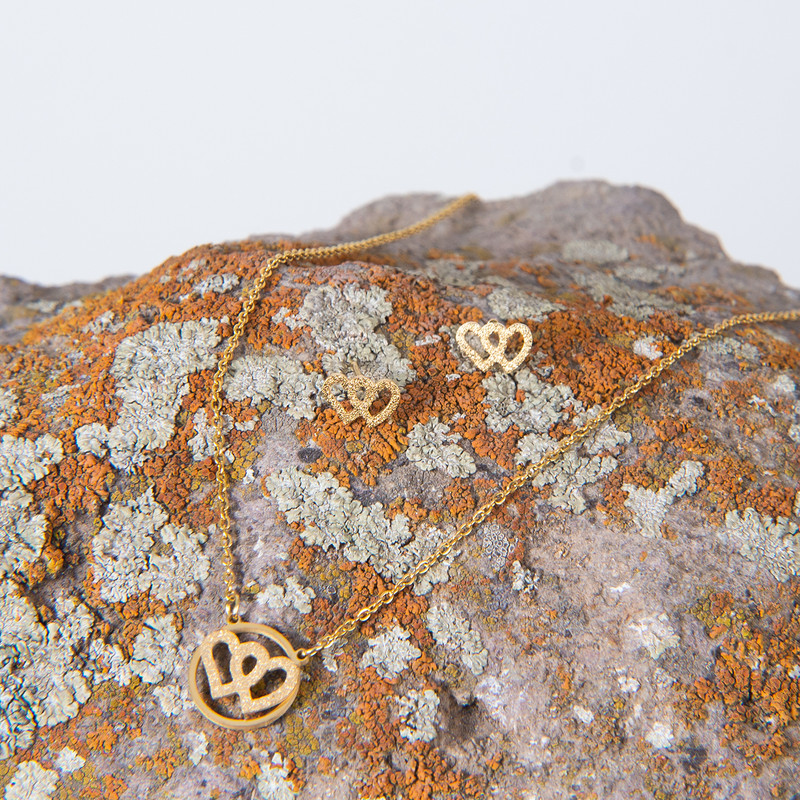 نیم ست زنانه طرح قلب کد RKH_753