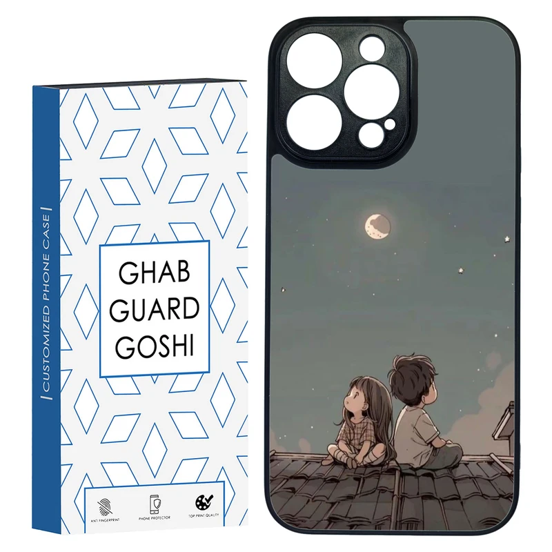 کاور قاب گارد گوشی طرح پسر و دختر کد TPU-183 مناسب برای گوشی موبایل اپل Iphone 14 PRO MAX