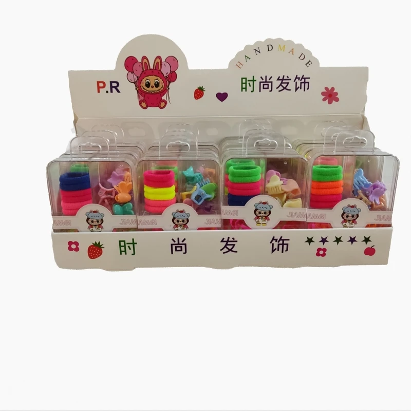 ست کش و کلیپس مو دخترانه مدل B50 بسته 50 عددی