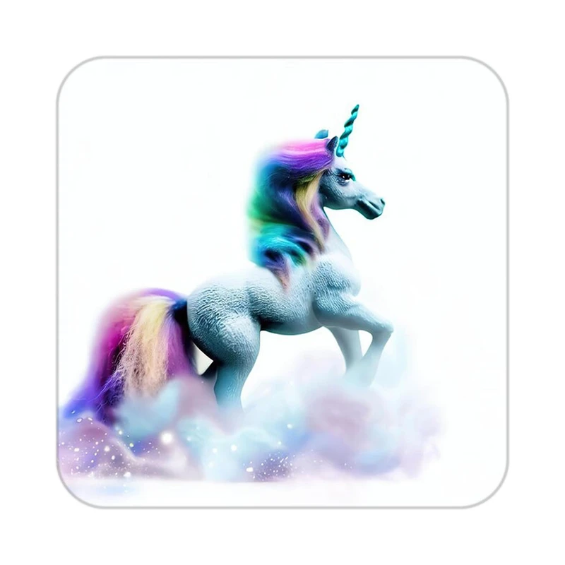 زیر لیوانی کاکتی طرح اسب تک شاخ و یونیکورن مدل mp29365