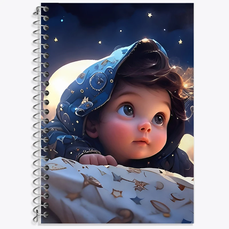 دفتر نت موسیقی 50 برگ خندالو طرح کودکانه کیوت کد F7866